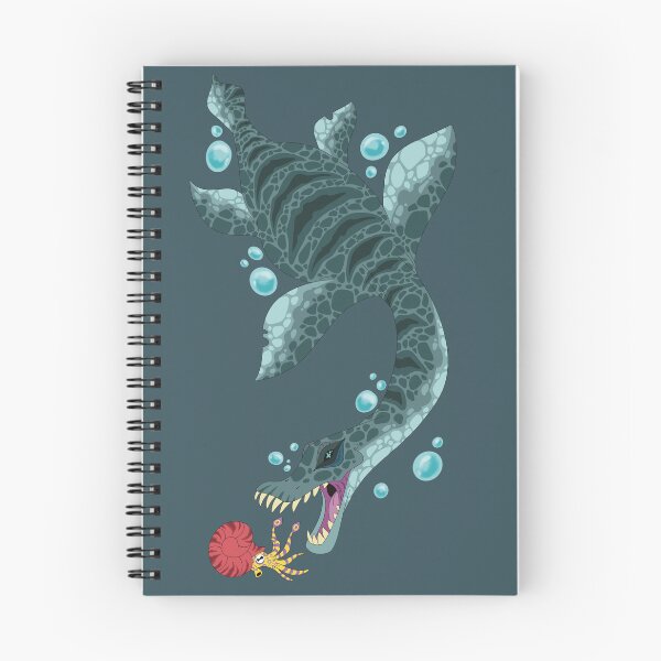 Item preview, Styxosaurus chasing an ammonite designed and sold by ChaosInAB0x.