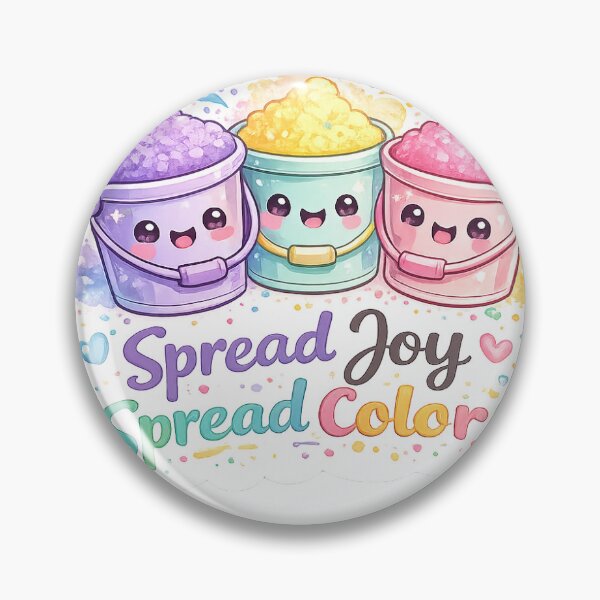 Item preview, Cute smiling buckets of pink, yellow, blue designed and sold by STICKERS FOR SALE NOW.