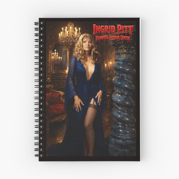 Aperçu de l'œuvre Ingrid Pitt, star des films d'horreur Hammer créée et vendue par bluefrog.
