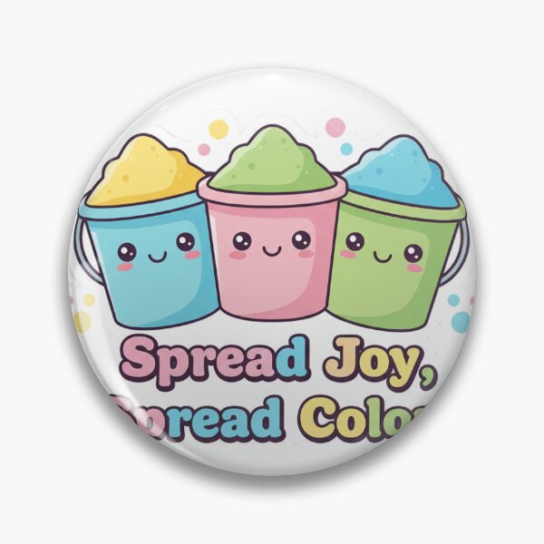 Artikelvorschau, Niedliche, lächelnde Eimer in Rosa, Gelb und Blau entworfen und verkauft von STICKERS FOR SALE NOW.