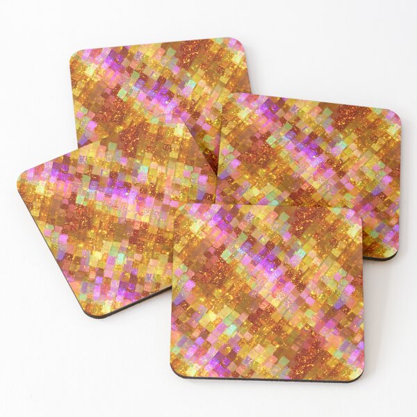 Item preview, Iridescent Gold Mosaic Pattern designed and sold by bubblegoth.