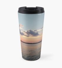 Water, Sunset, Reflection, #Water, #Sunset, #Reflection Travel Mug