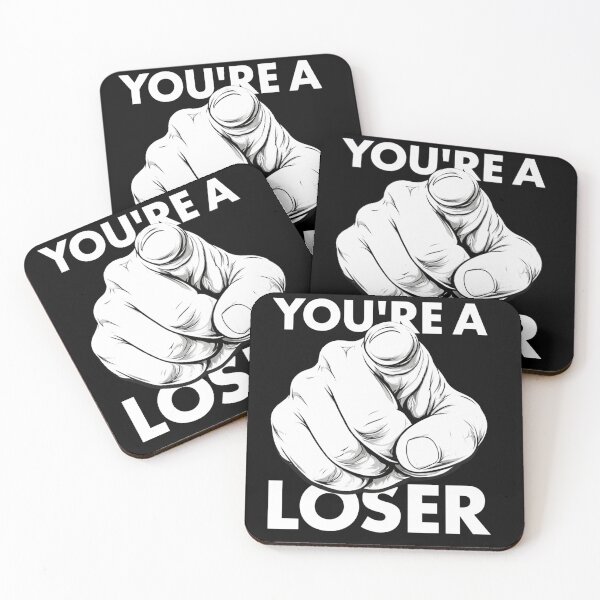 Item preview, Funny Pointing Finger Meme – You’re a Loser designed and sold by kagole 07.