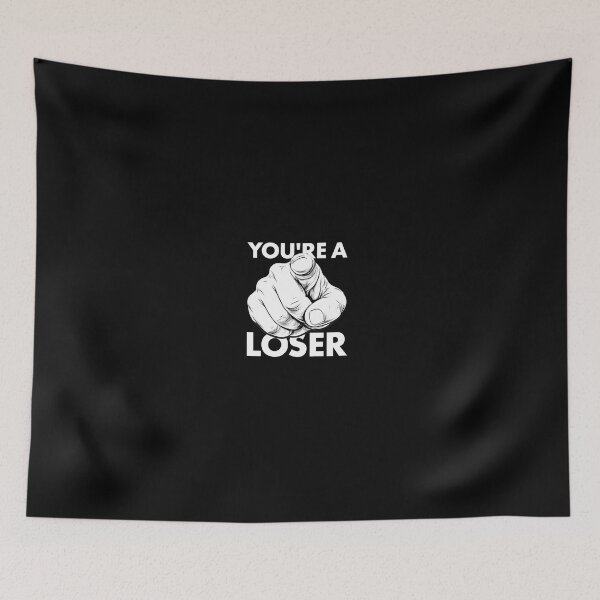 Item preview, Funny Pointing Finger Meme – You’re a Loser designed and sold by kagole 07.