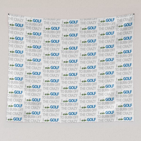 Item preview, I Golf to Burn Off the Crazy Funny Golfer Humor Design designed and sold by Moriarty's Digital Visions.