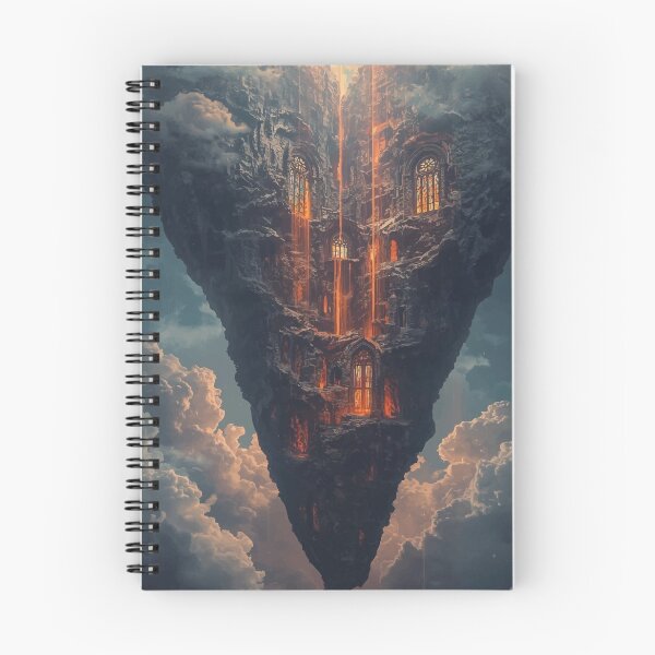 Item preview, The Inverted Mountain Cathedral designed and sold by AbstractAnom.