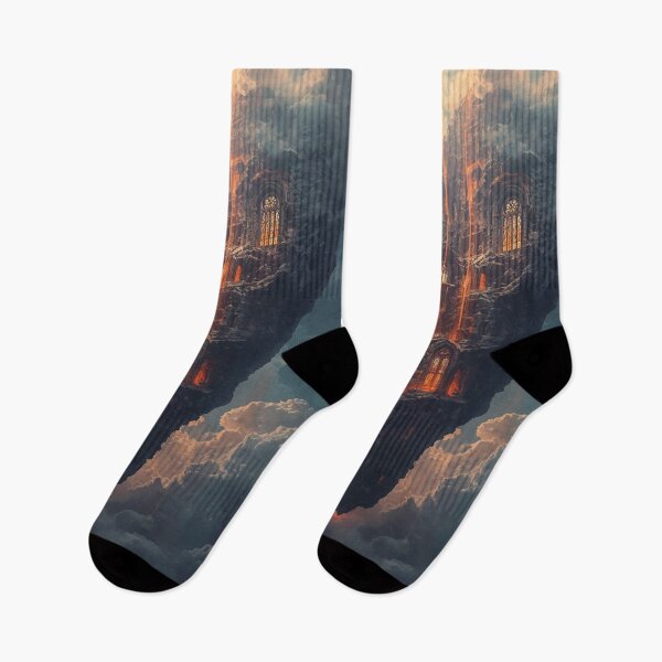 Item preview, The Inverted Mountain Cathedral designed and sold by AbstractAnom.