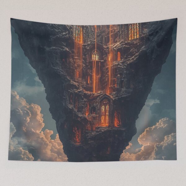 Item preview, The Inverted Mountain Cathedral designed and sold by AbstractAnom.