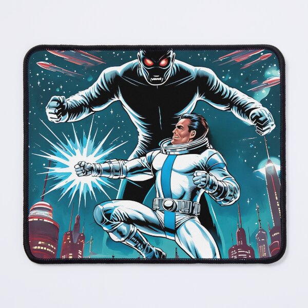 Item preview, Dystopian futuristic comic book Mars defense force hero science fiction designed and sold by BigMRanch.