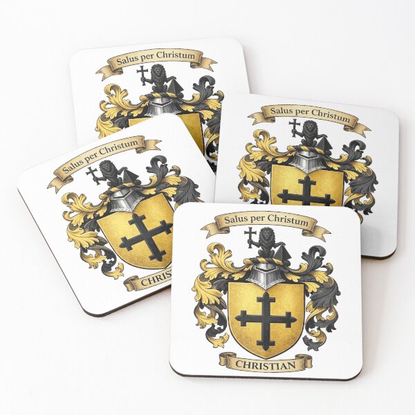 Item preview, The Christian Family Coat of Arms designed and sold by BagTown Clans.