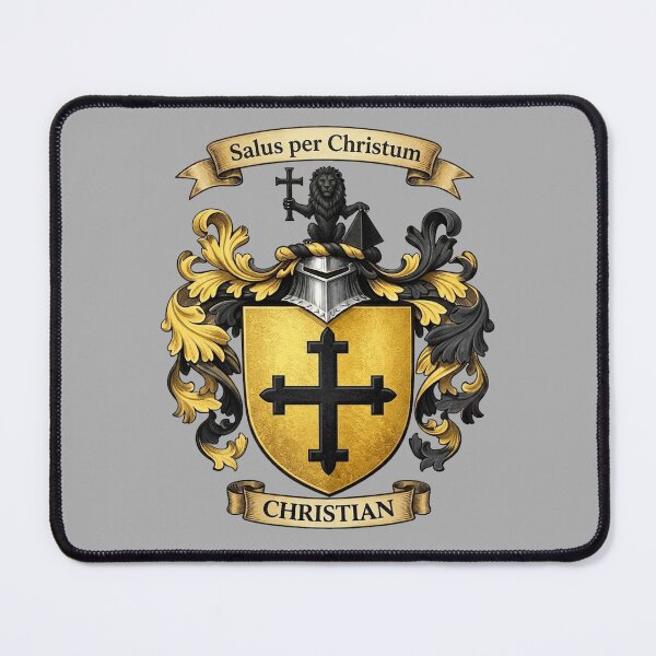 Item preview, The Christian Family Coat of Arms designed and sold by BagTown Clans.