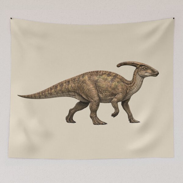 Item preview, Realistic Parasaurolophus Dinosaur Art | Paleoart Hadrosaur Illustration | Prehistoric Dinosaur Graphic designed and sold by SimplyJasper.