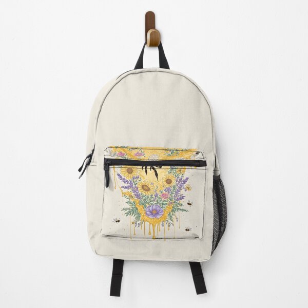 Item preview, Floral Honeycomb Bee Art for Honey Bee Keepers designed and sold by owi-art.