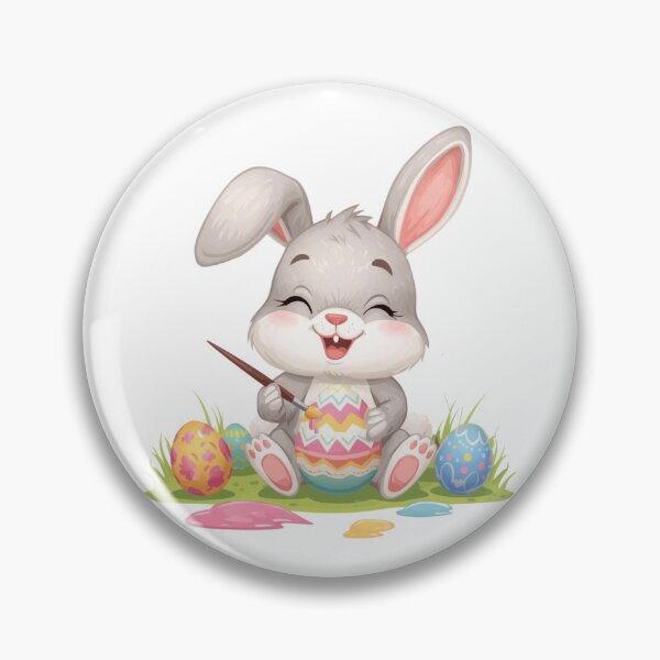 Artikelvorschau, Der Osterhase bemalt bunte Eier entworfen und verkauft von TLKStudio.