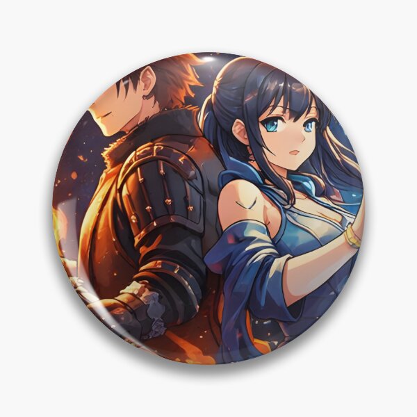 Item preview, Fire and Water Anime Warriors – Elemental Power Duo designed and sold by Anshugoyal.