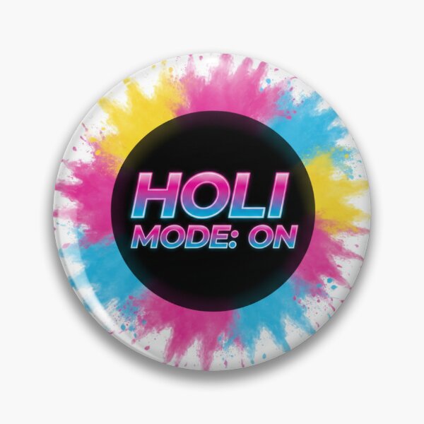 Item preview, Bold text: “HOLI MODE: ON” designed and sold by STICKERS FOR SALE NOW.