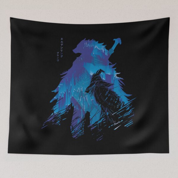 Item preview, Wolf And The Witch L.Version Blaidd And Ranni designed and sold by Prosenjit Ghosh.