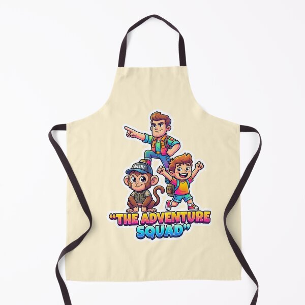 Item preview, Adventure Squad Cartoon Explorers – Cute Monkey Agent & Kids Adventure Team Sticker Design designed and sold by tareankush.