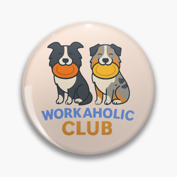 Artikelvorschau, Border Collie und Australian Shepherd Hunde-Arbeitshundeclub entworfen und verkauft von PunchDrop.