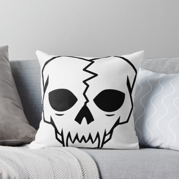 Item preview, Cracked Skull Outline designed and sold by ScarredGoddess.