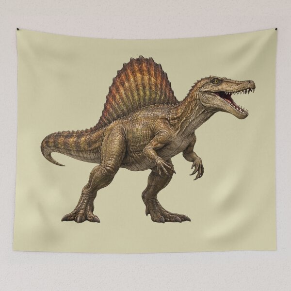 Item preview, Realistic Spinosaurus Dinosaur Art | Paleoart Sail-Backed Dinosaur | Prehistoric Predator Illustration designed and sold by SimplyJasper.