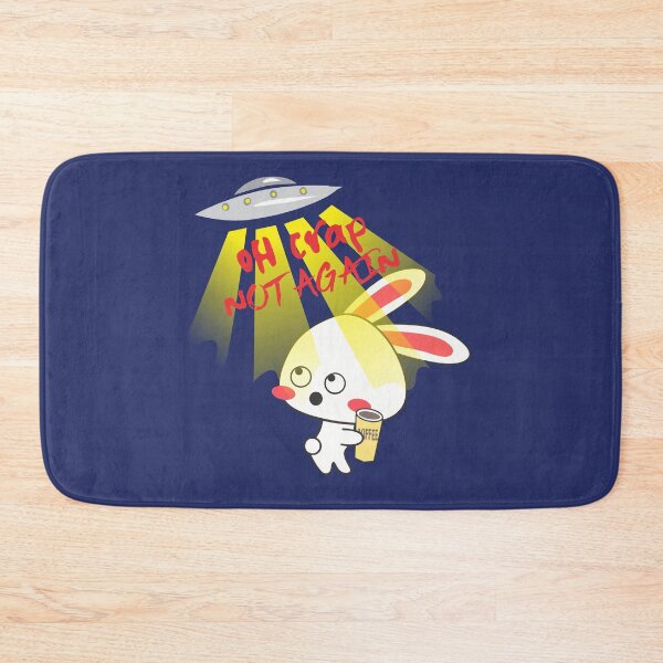 Item preview, Cute coffee bunny alien abduction spaceship designed and sold by BigMRanch.