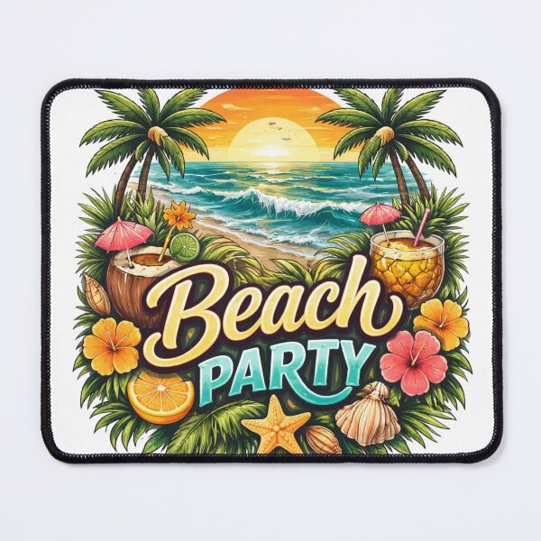 Item preview, Beach Party Tropical Sunset Design designed and sold by Tropivaro.