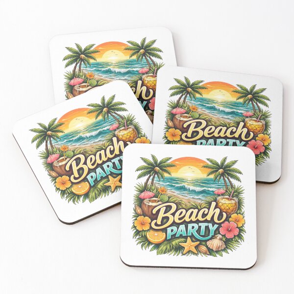 Item preview, Beach Party Tropical Sunset Design designed and sold by Tropivaro.