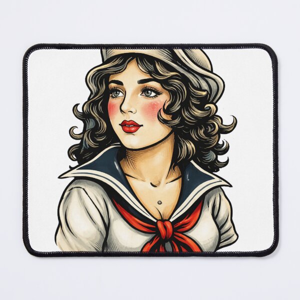 Item preview, vintage sailor girl designed and sold by hiperdinotees.