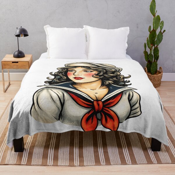 Item preview, vintage sailor girl designed and sold by hiperdinotees.