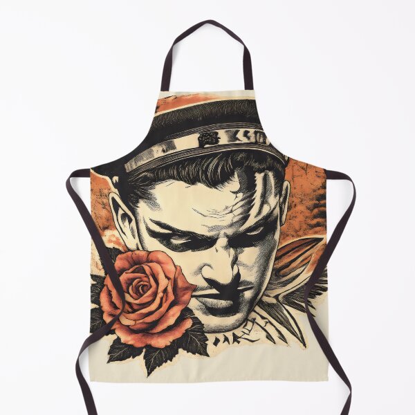 Item preview, Vintage Sailor Rose Traditional Tattoo designed and sold by Shoot-The-Moon.
