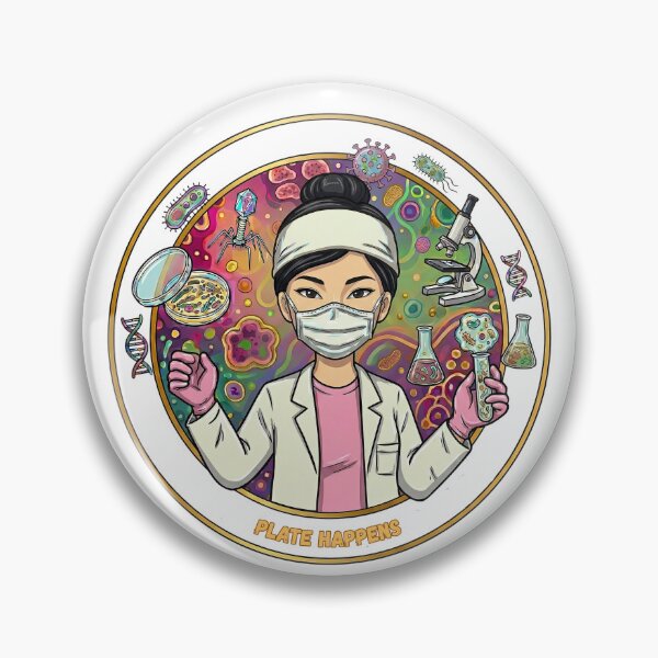 Item preview, Plate happens (microbiologist) designed and sold by Nurse Eve.