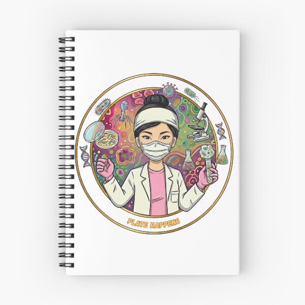 Item preview, Plate happens (microbiologist) designed and sold by Nurse Eve.