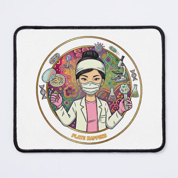 Item preview, Plate happens (microbiologist) designed and sold by Nurse Eve.