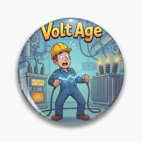 Item preview, Volt Age Electrician – Funny Voltage Wordplay Electric Technician Design designed and sold by WordPlayStudio.
