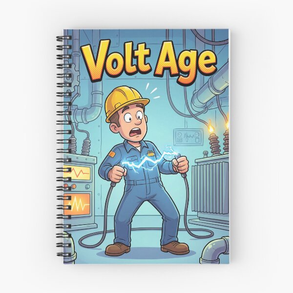 Item preview, Volt Age Electrician – Funny Voltage Wordplay Electric Technician Design designed and sold by WordPlayStudio.