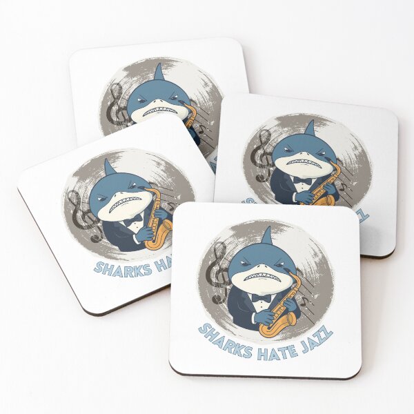 Item preview, Sharks hate jazz funny absurd humor quote designed and sold by CleanDecor.