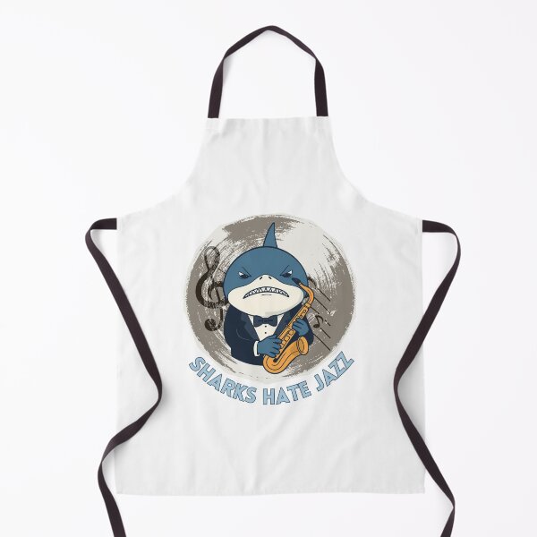 Item preview, Sharks hate jazz funny absurd humor quote designed and sold by CleanDecor.