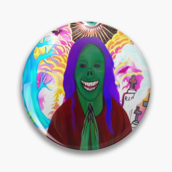 Item preview, Neon Psychedelic Preacher Spiritual Art designed and sold by Dolbalika.