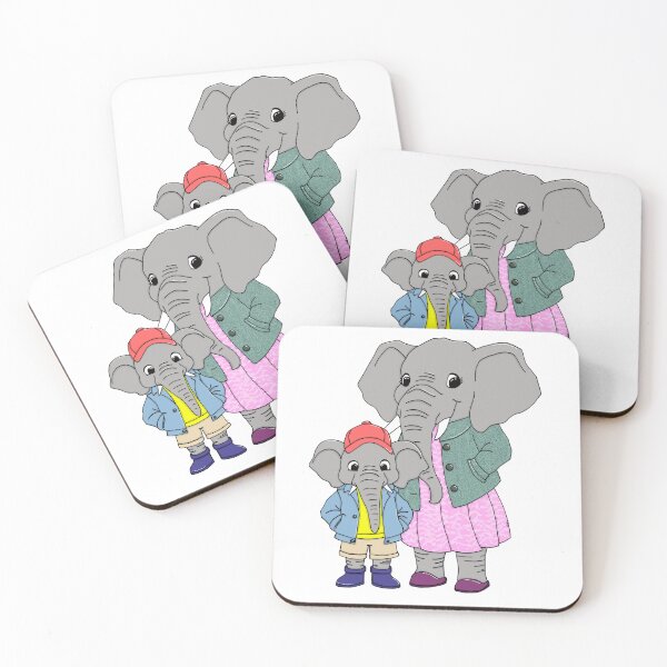 Item preview, Candice and Robert, the Elephants designed and sold by FancyNotions.