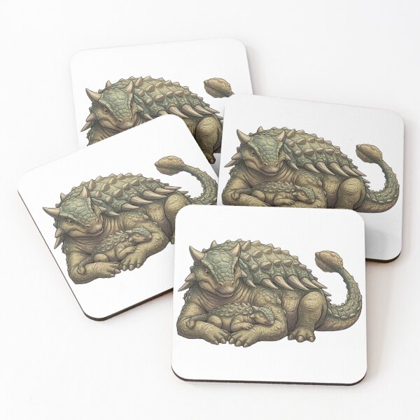 Item preview, Prehistoric tenderness: Ankylosaurus mother and baby designed and sold by CHRIST5000.