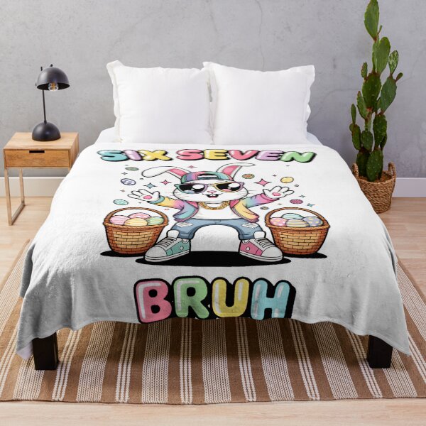 Item preview, Happy Easter 6 7 meme Funny Bunny designed and sold by BuxomBabe21.