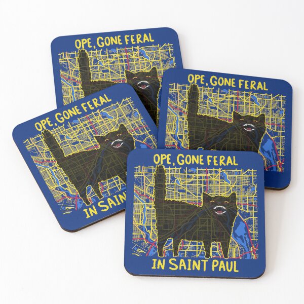Item preview, Gone Feral In Saint Paul designed and sold by KilkennyCat Art.