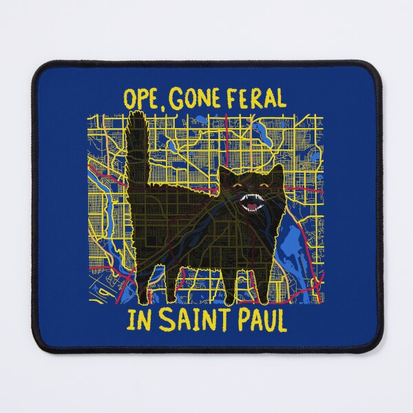Item preview, Gone Feral In Saint Paul designed and sold by KilkennyCat Art.