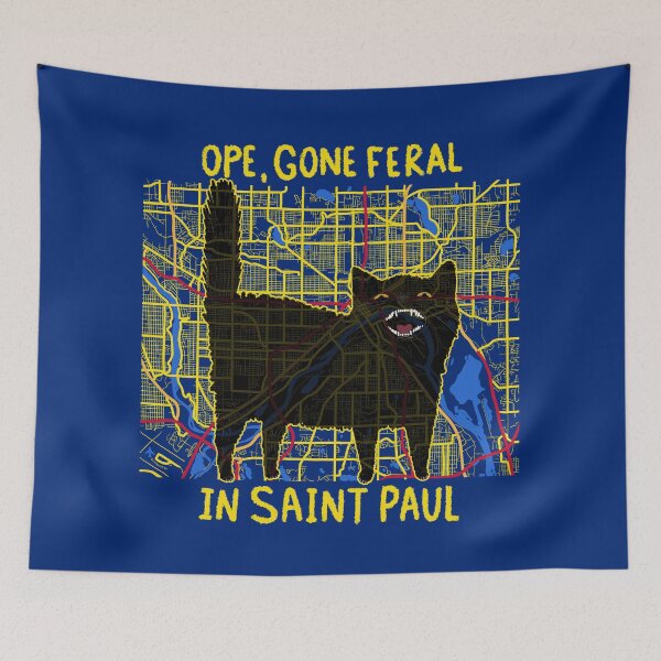 Item preview, Gone Feral In Saint Paul designed and sold by KilkennyCat Art.