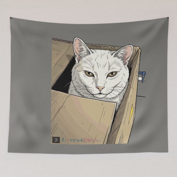 Item preview, This cat is called Branquinha and has a lot of personality. designed and sold by Loves4paws.