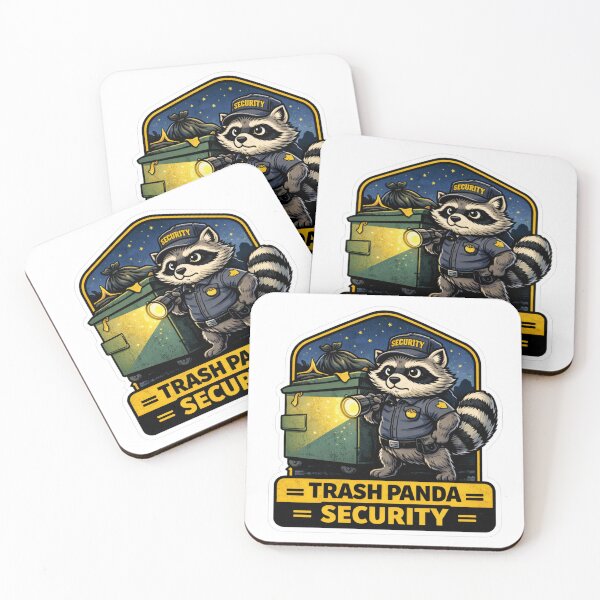 Item preview, Trash Panda Security Shirt Funny Raccoon Night Shift Dumpster Guard Meme designed and sold by ZEBBEDE - Minimal Streetwear .