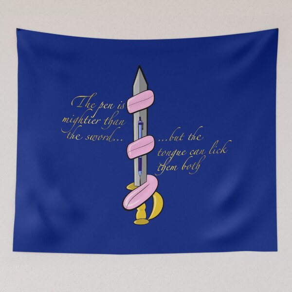 Item preview, The Mighty Tongue designed and sold by haleyedwardsart.