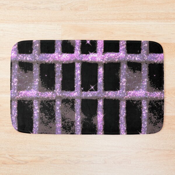 Item preview, Pink Glitter Grid Glow designed and sold by bubblegoth.