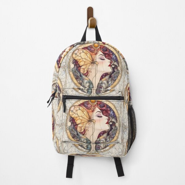 Item preview, Art Nouveau Butterfly Woman designed and sold by Shoot-The-Moon.